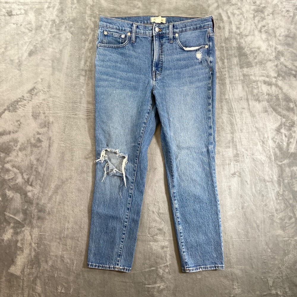 Madewell Mid Rise Perfect Vintage Jeans Women's Size 29 Blue Light Wash Denim